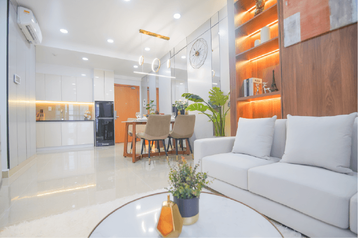 KHÔNG GIAN SỐNG HIỆN ĐẠI BÊN TRONG TỔ ẤM DIAMOND CONNECT